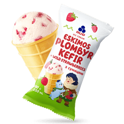 ««ESKIMOS» PLOMBIR-KEFIR CONFRESA SILVESTRE»